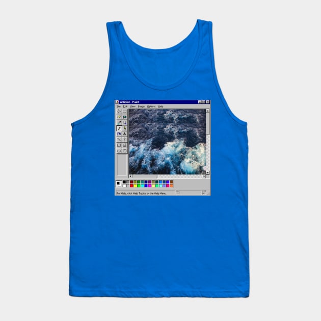 Vaporwave Microsoft paint Tank Top by isarol